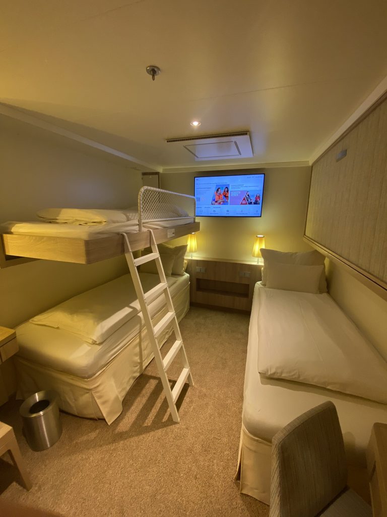 Innenkabine Kreuzfahrtschiff AIDA